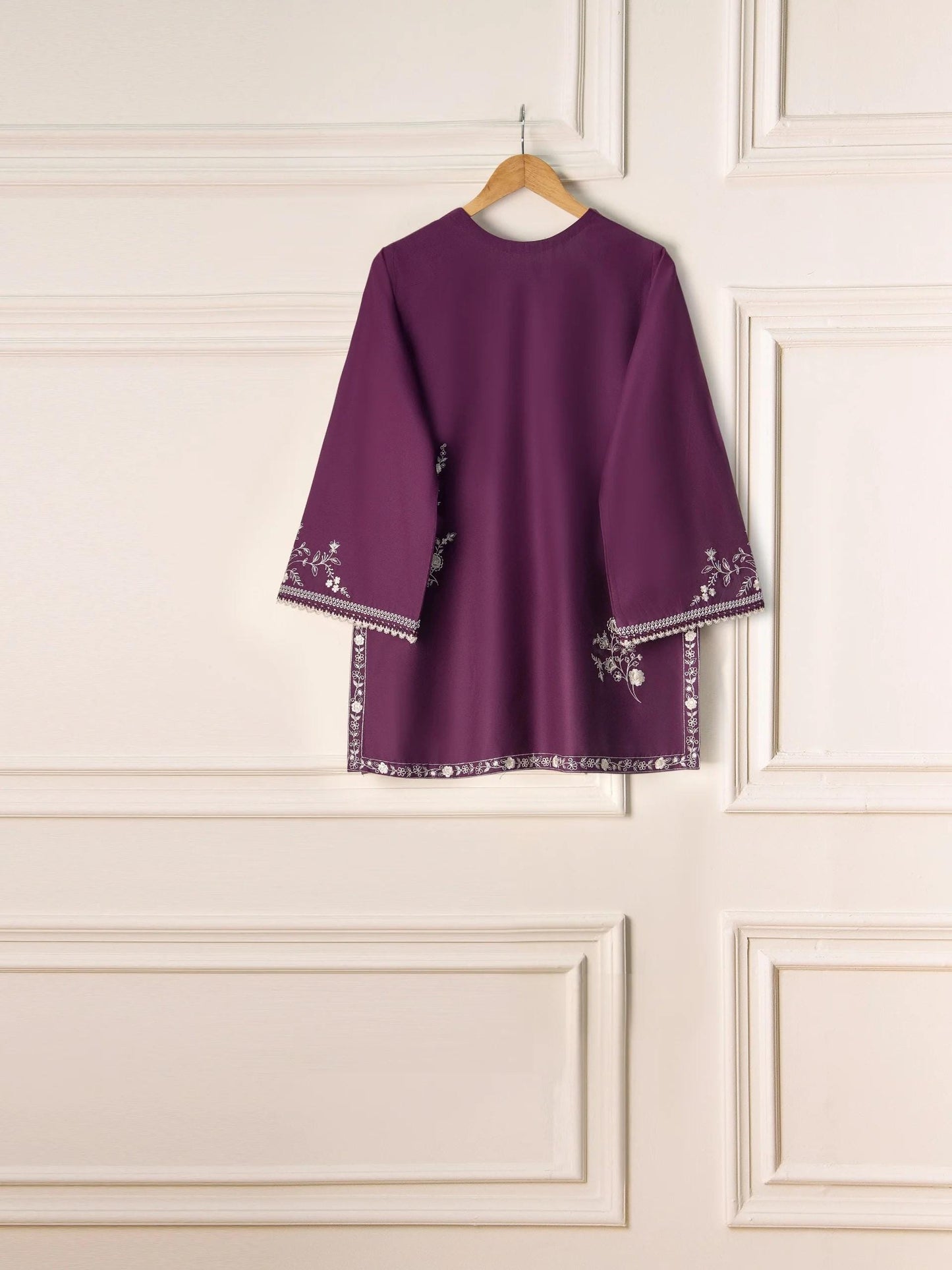 Agha Noor 2 piece - Embroidered Cotton Suit - Short Kurta Shalwar