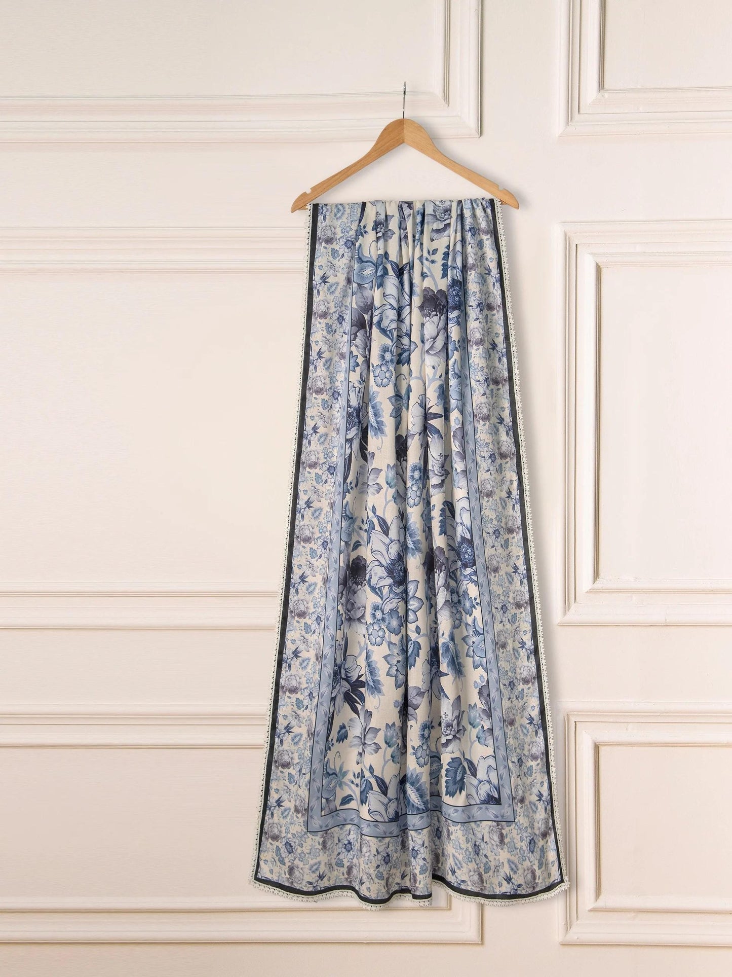3 - Piece Agha Noor Printed Embroidered Viscose / Marina Suit