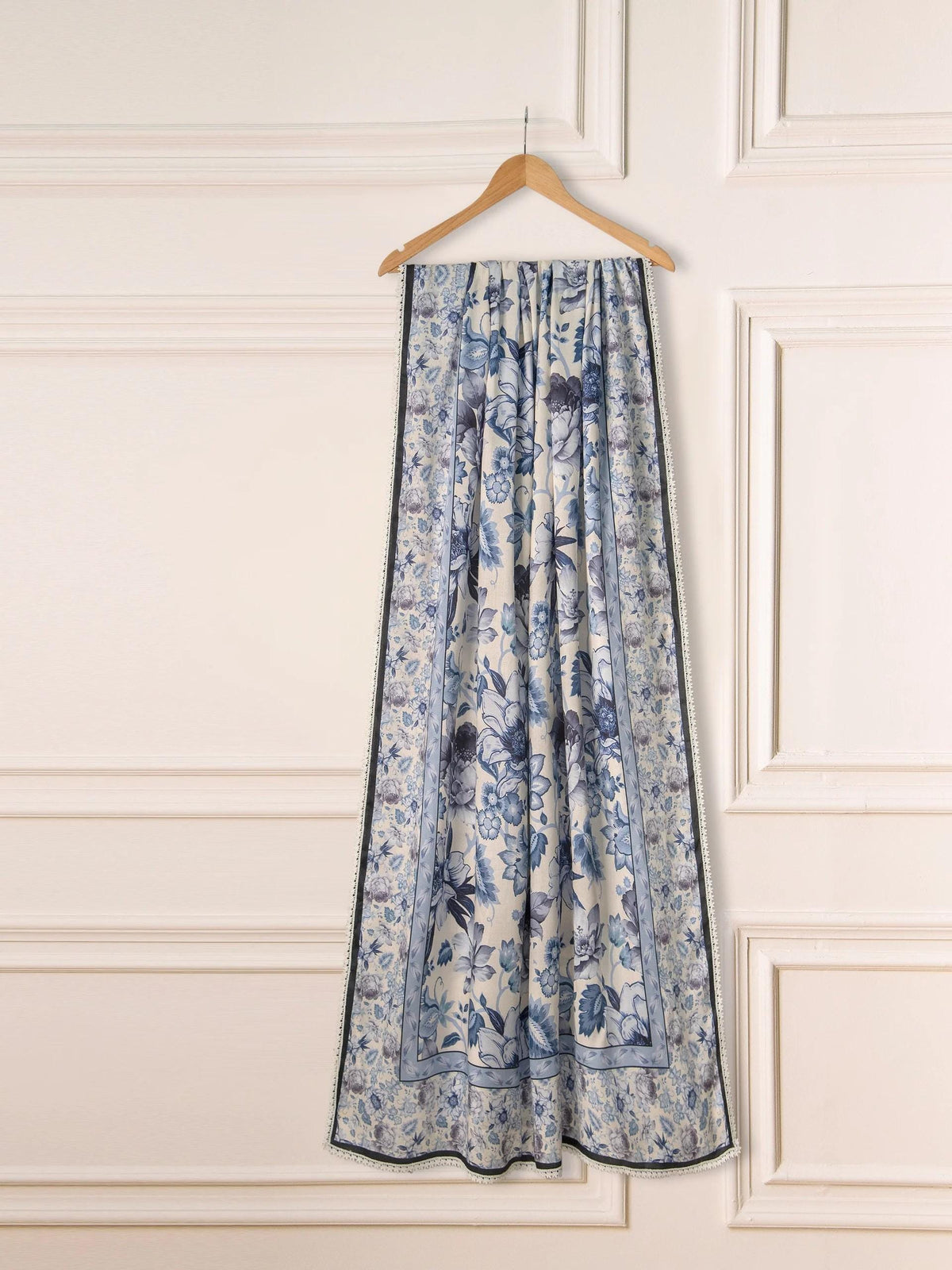 3 - Piece Agha Noor Printed Embroidered Viscose / Marina Suit