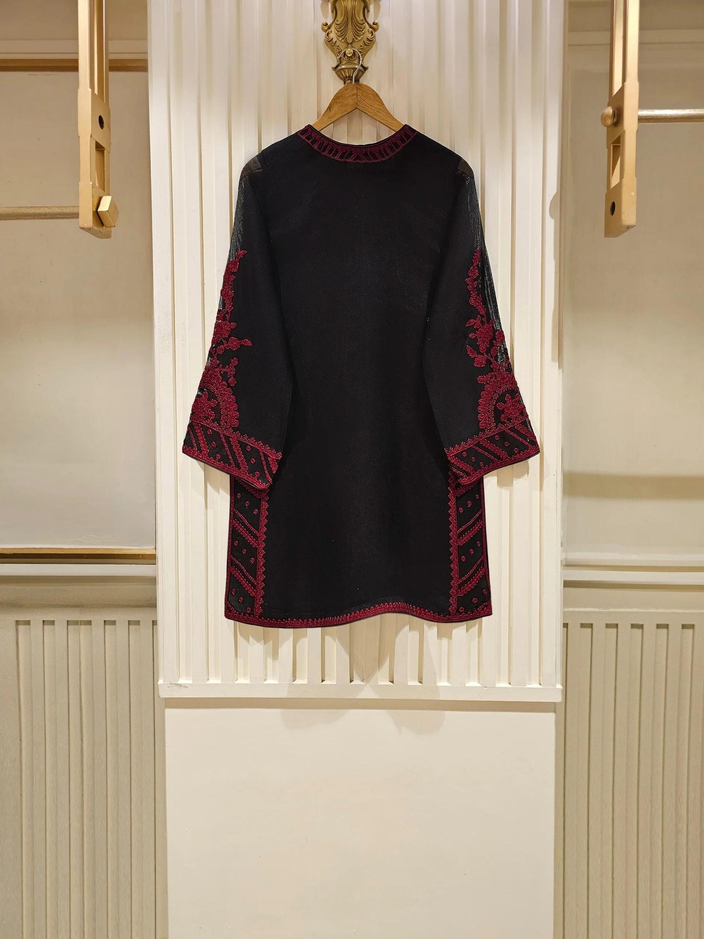 Agha Noor 2 Piece Embroidered Cotton Net Shalwar Kameez