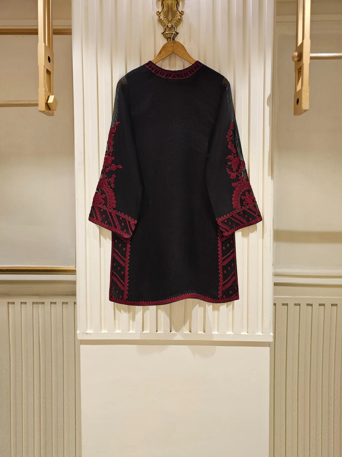Agha Noor 2 Piece Embroidered Cotton Net Shalwar Kameez