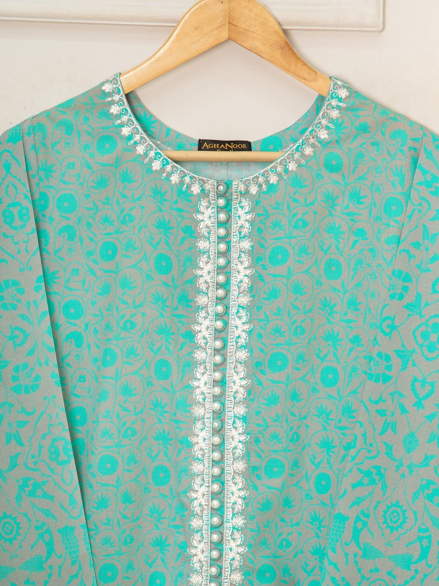 Agha Noor 3 Piece Printed Lawn Suit