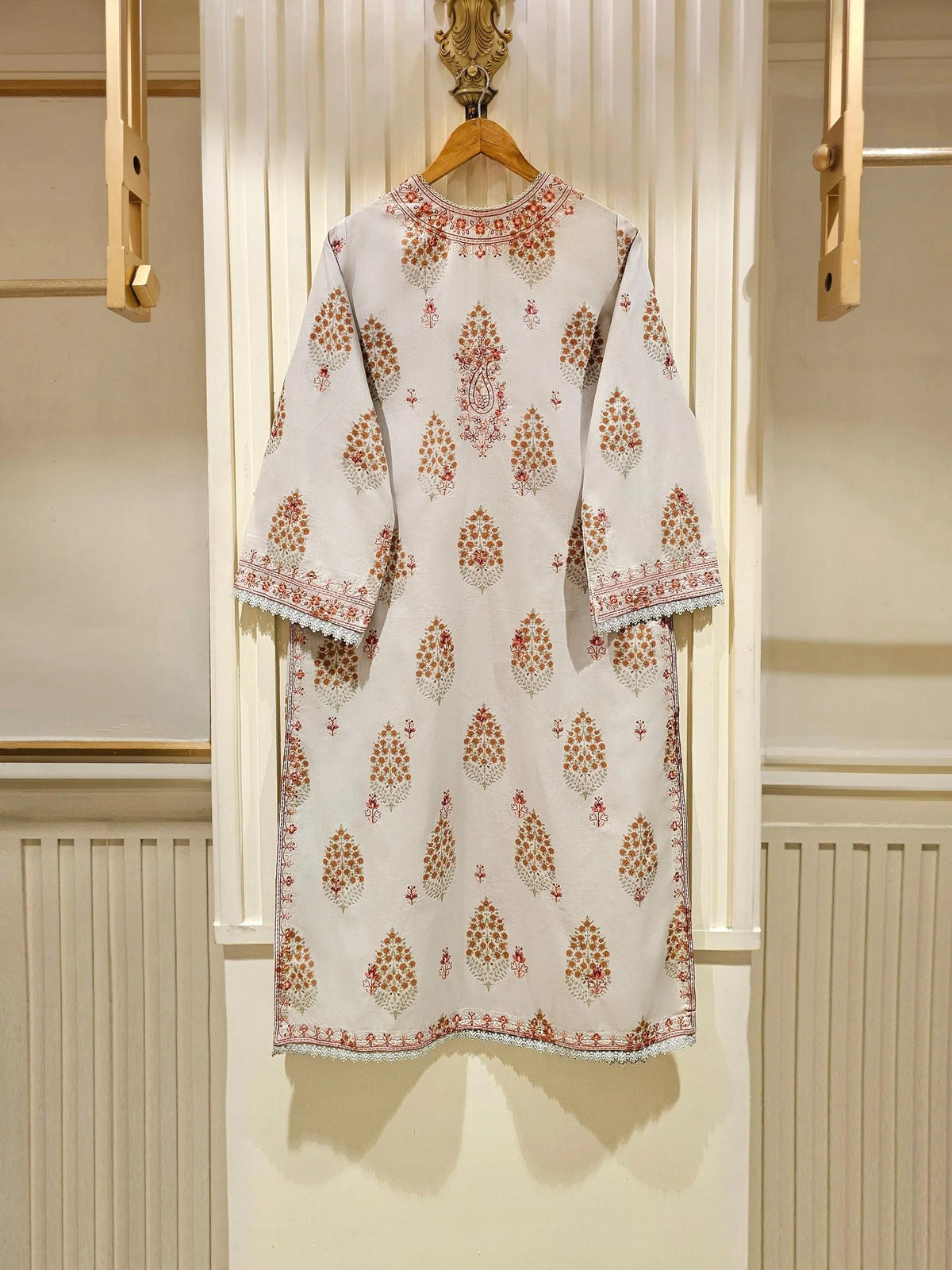 Agha Noor 2 Piece - Printed Lawn Shalwar Kameez Suit