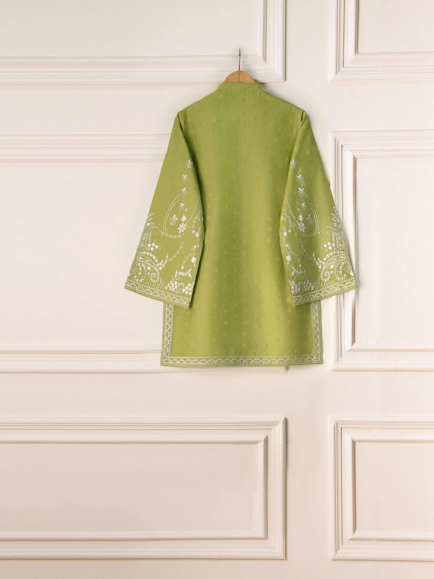 Agha noor 2 piece - Embroidered Jacquard Suit - (Size- Small)