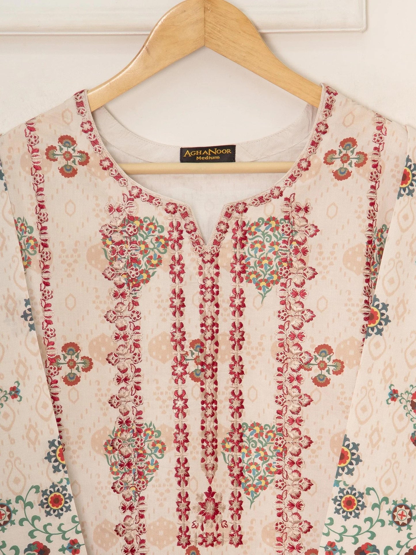 Aghanoor 3 Piece Pure Digital Printed Lawn Suit - India, Pakistan, Bangladesh