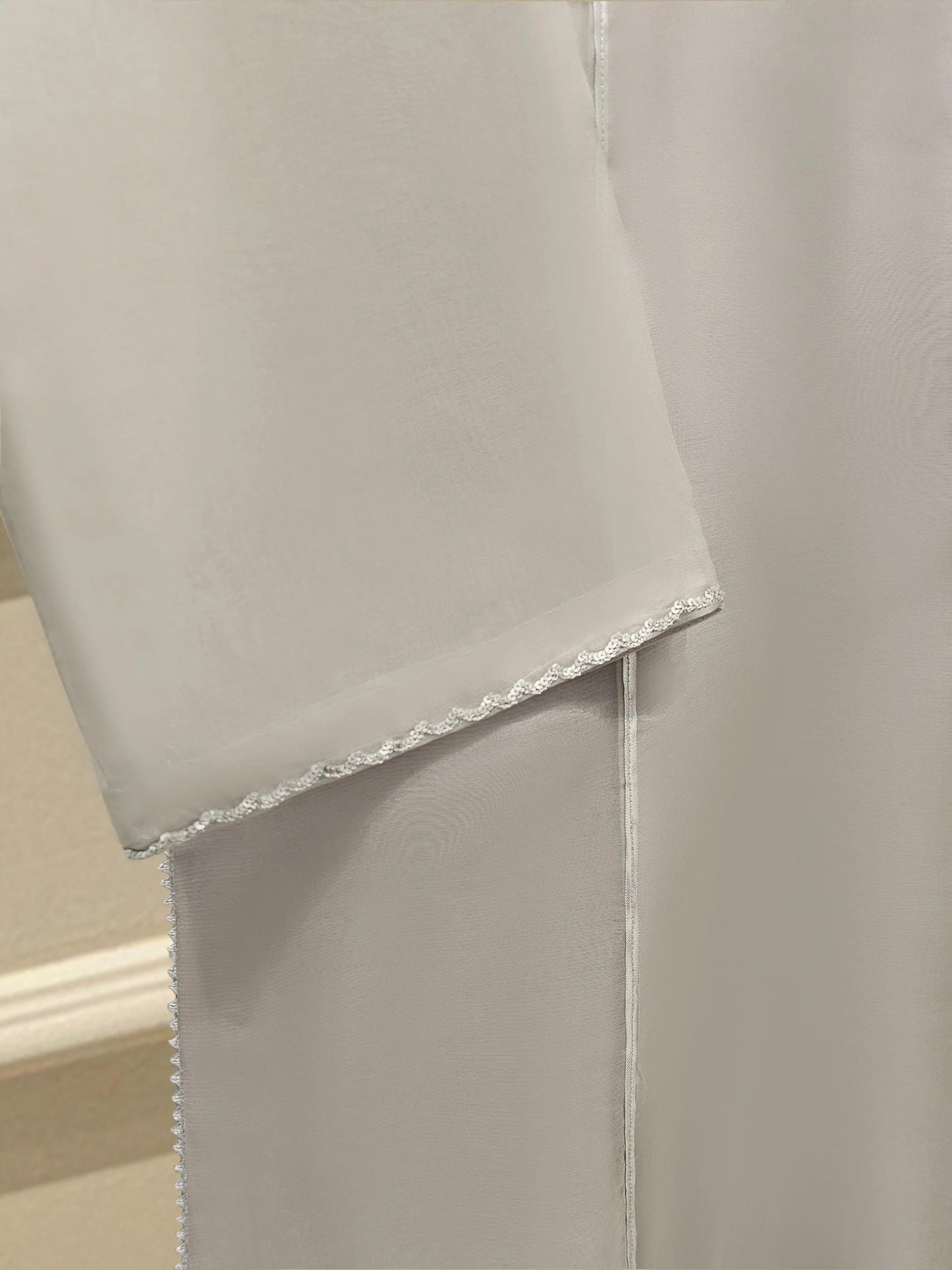 Aghanoor 3 piece - (Size- Medium) - Pure Organza Embroidered Suit - Gray