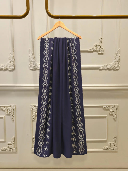 Aghanoor 2 Piece Embroidered Lawn Suit - Kora Cotton Dupatta