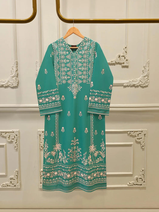 Aghanoor 2 piece - Heavily Embroidered Lawn Suit