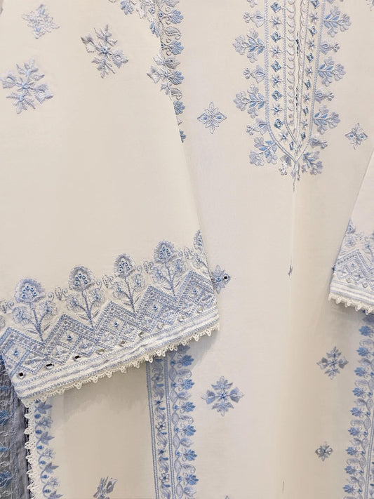 Aghanoor 2 Piece Embroidered Lawn Suit