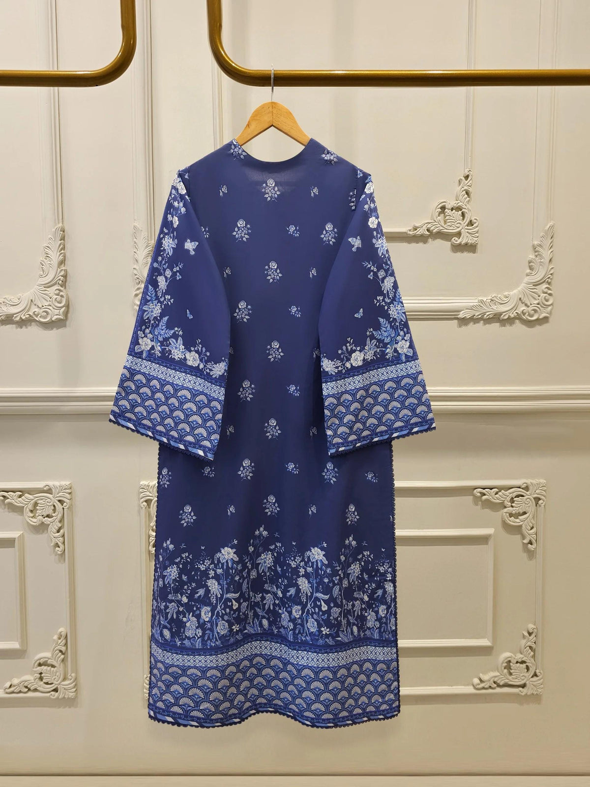 Aghanoor 2 piece - Digital Printed Lawn Suit - Chiffon Dupatta