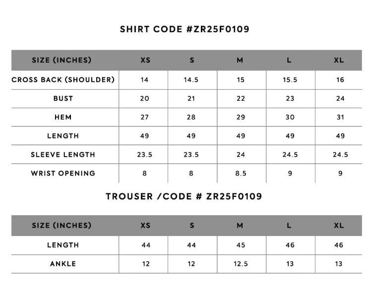 3 piece Ready to Wear Designer Chiffon, Georgette and Raw Silk