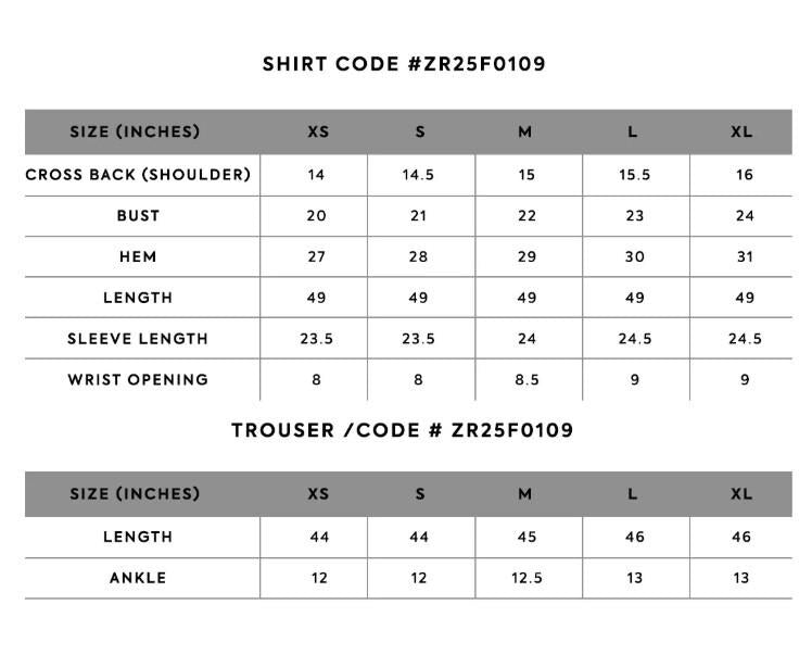 3 piece Ready to Wear Designer Chiffon, Georgette and Raw Silk