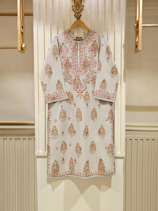 Agha Noor 2 Piece - Printed Lawn Shalwar Kameez Suit