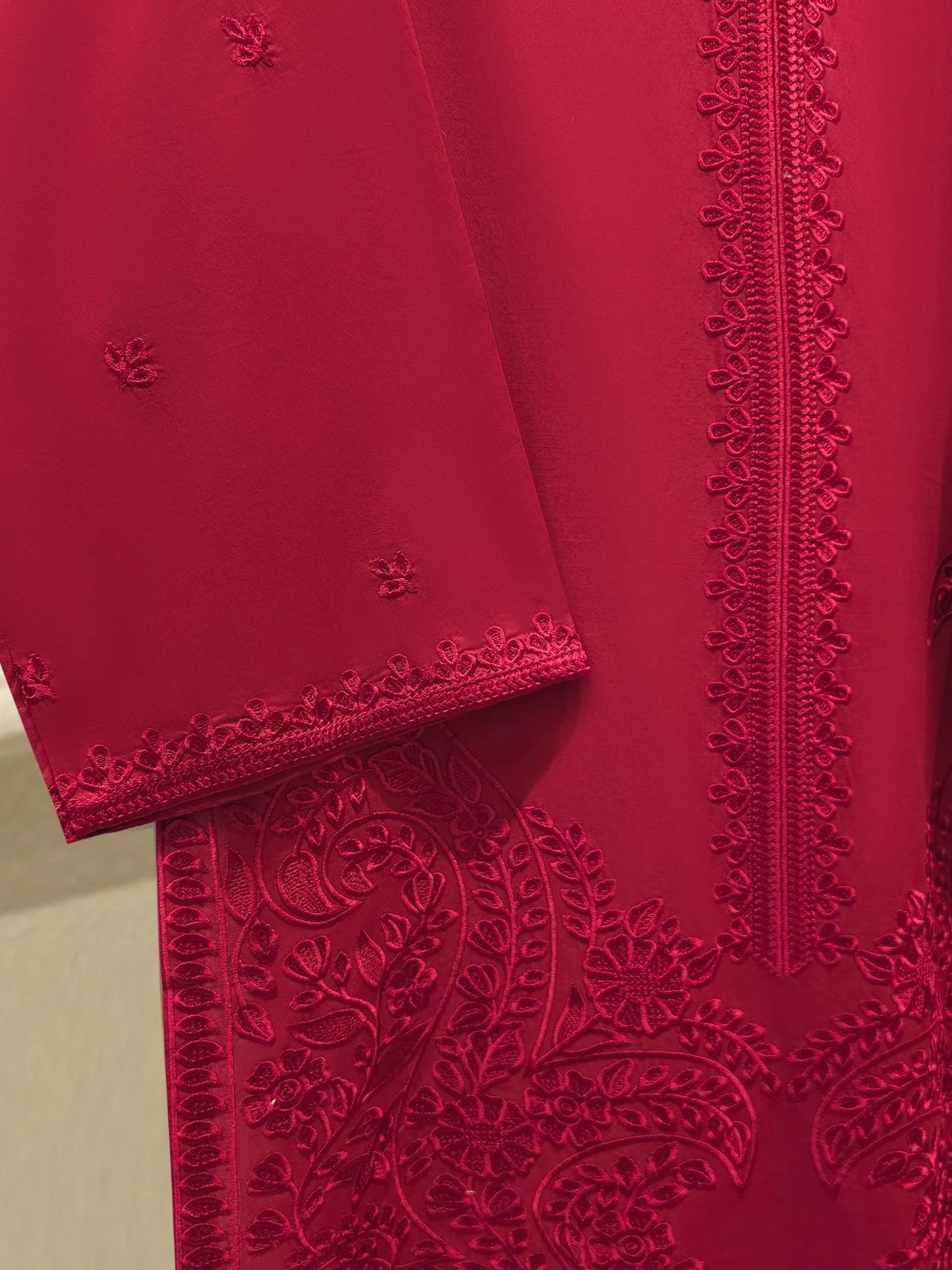 Agha Noor 3 piece - Embroidered Lawn Suit