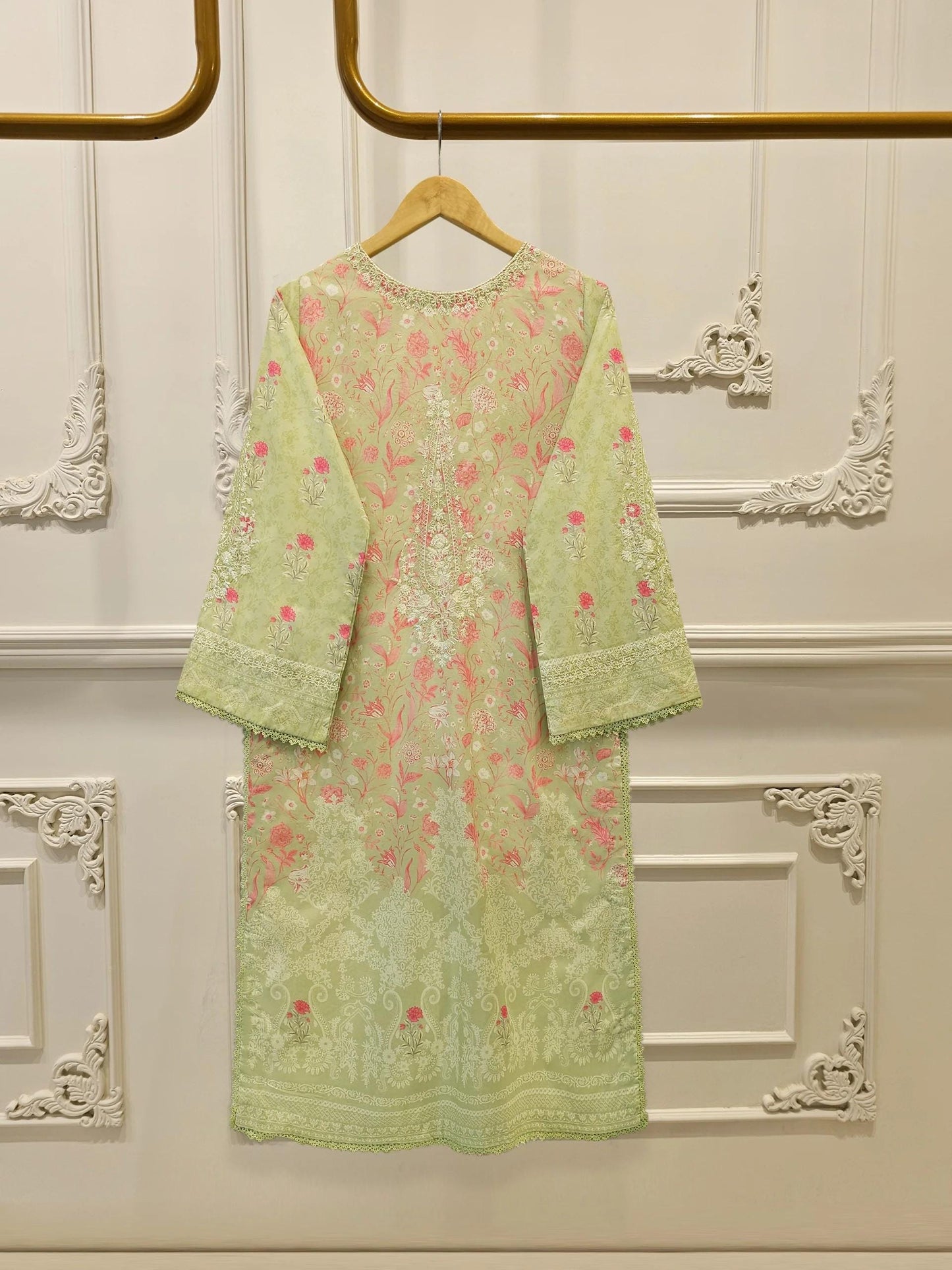 Printed Lawn Suit - 2 Piece Aghanoor - Chiffon Dupatta