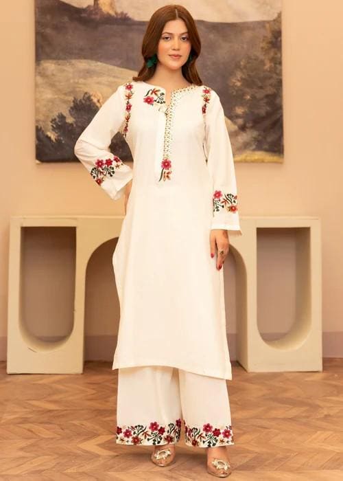 3 piece - Pakistani Designer Summer Lawn Suit - Manaar Dupatta