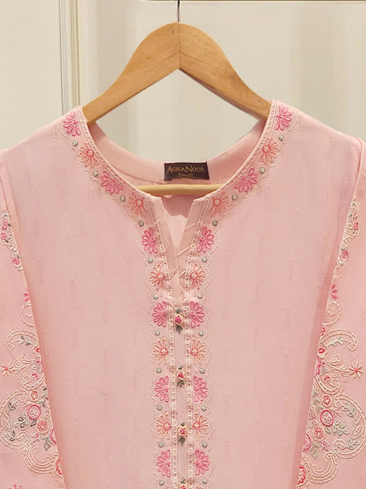 Agha Noor - 2 - Piece Embroidered Jacquard Suit India Pakistan Bangladesh