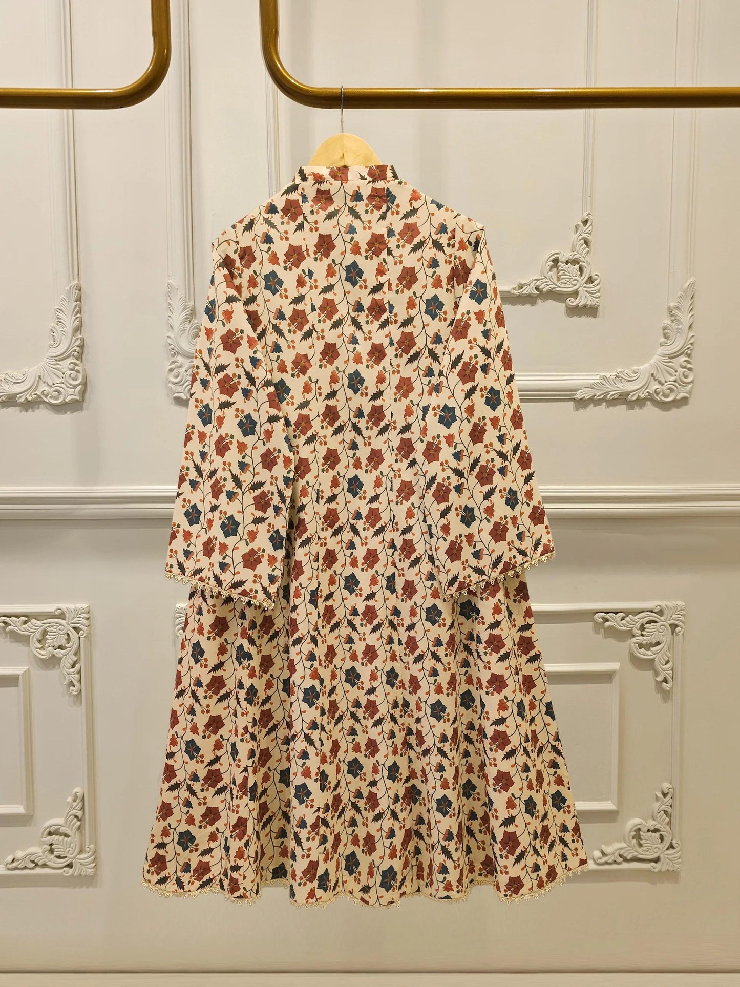 Aghanoor 2 piece Printed Lawn Frock Suit