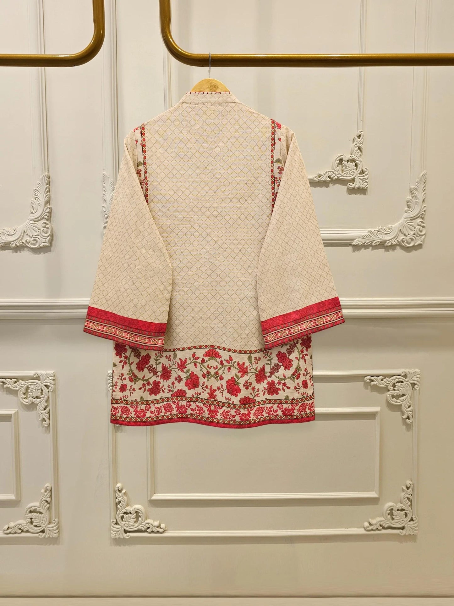 Agha Noor 2 piece - Printed Khaddar (Khaadi) Suit