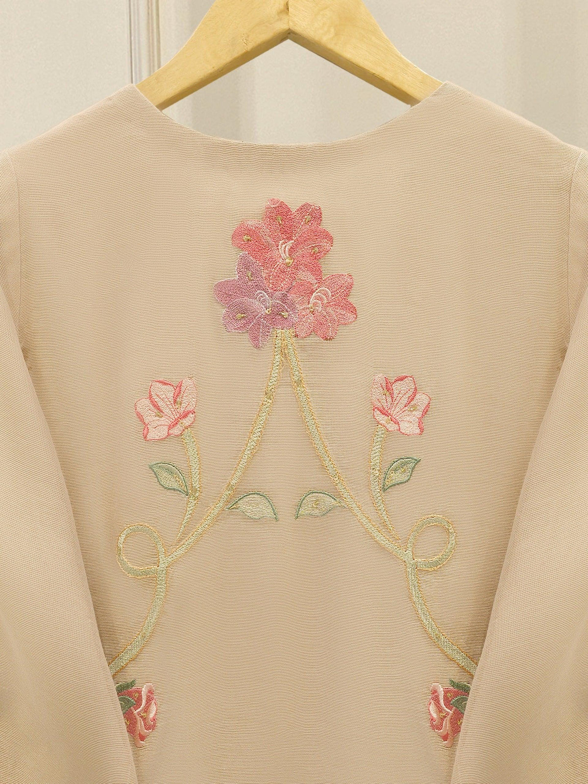 Agha Noor 3 Piece - Pure Embroidered Cotton Net Suit - Raw Silk Pants; Organza Dupatta
