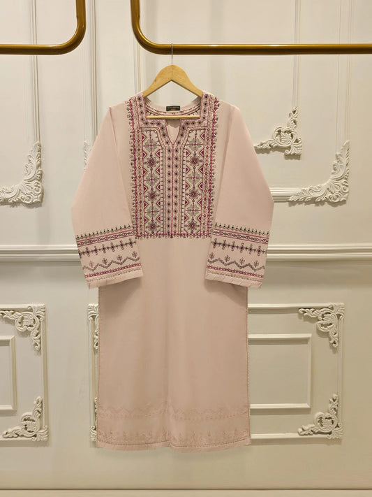 Agha Noor Embroidered Lawn Suit - 2 Piece