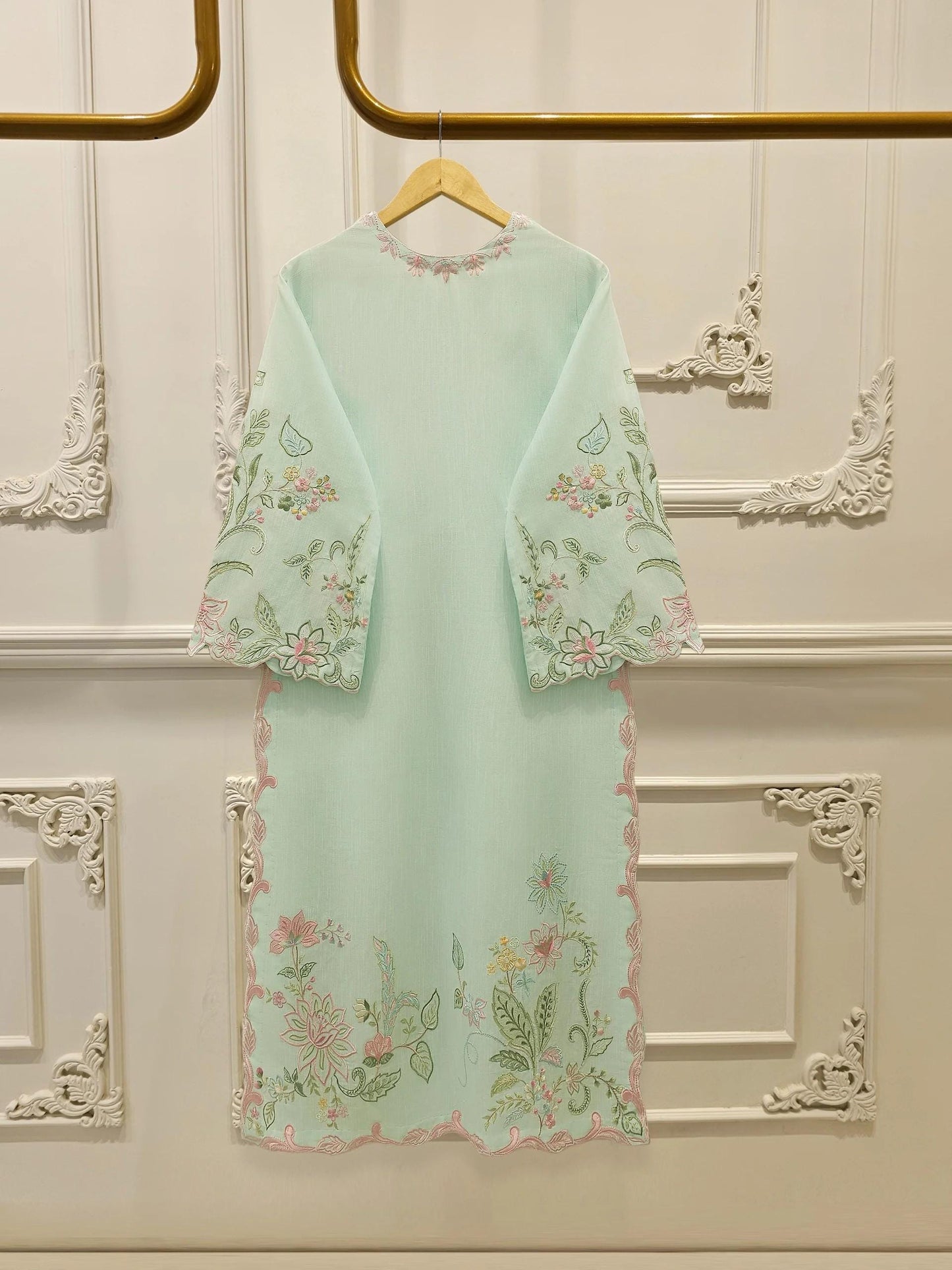 Agha Noor Embroidered Khaddar (Khaadi) Suit - 3 Piece