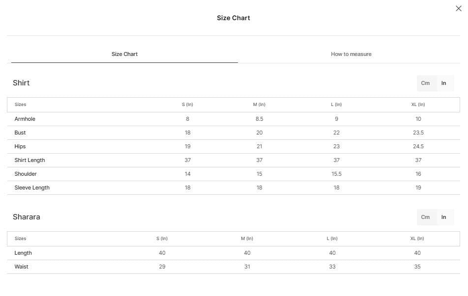 Embroidered Chiffon Sharara - Olive Green