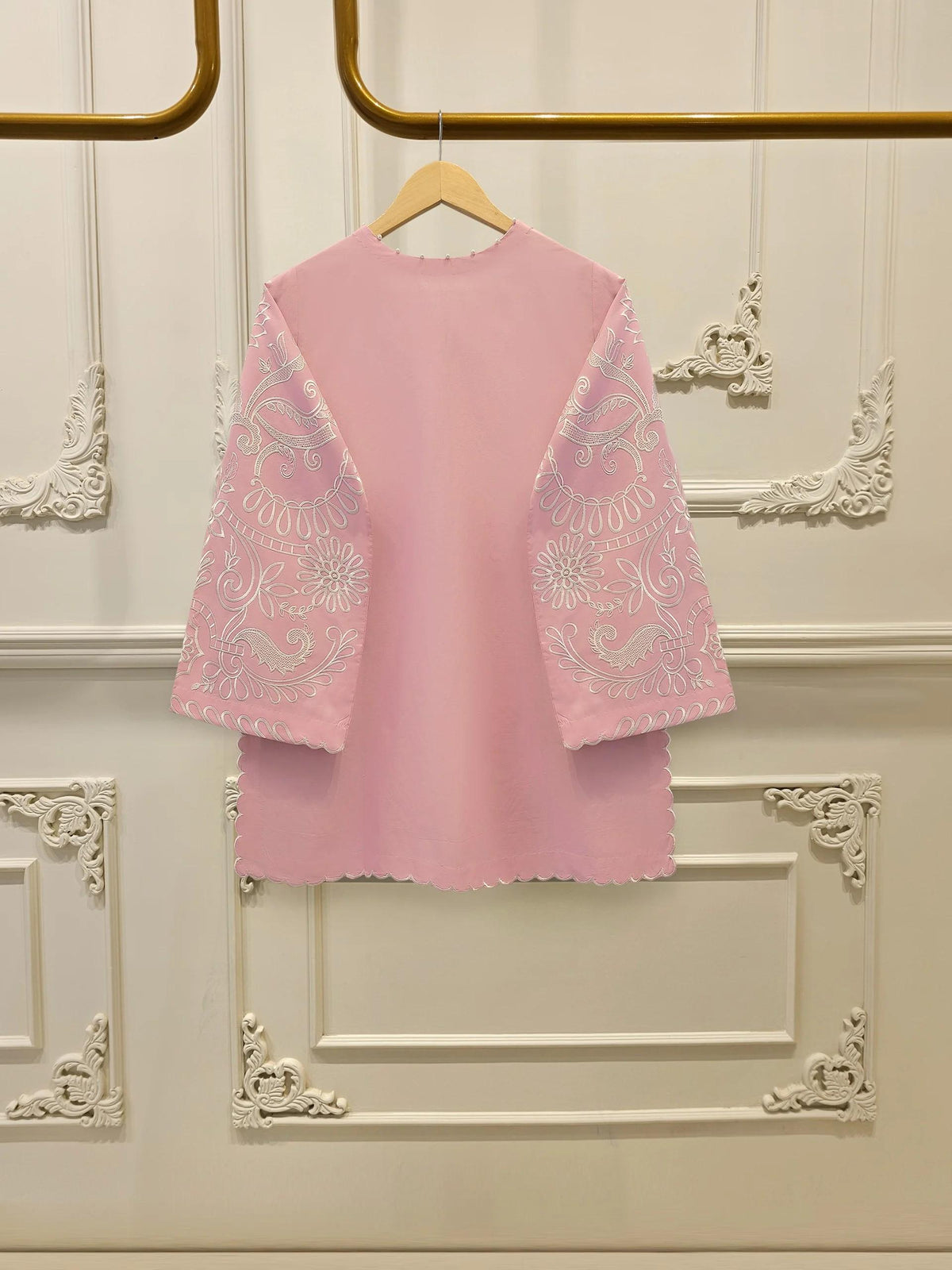 Agha Noor 2 Piece Embroidered Cotton Suit