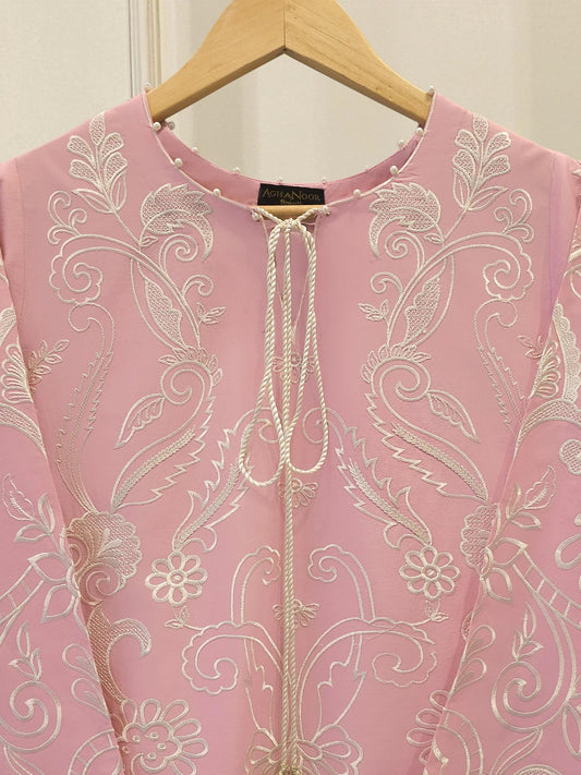Agha Noor 2 Piece Embroidered Cotton Suit