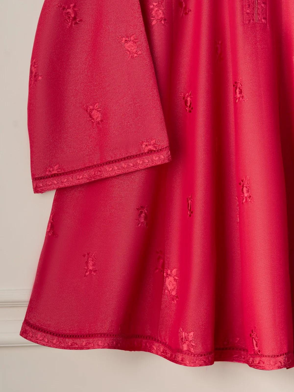 Aghanoor 2 piece - (Size M) Embroidered Karandi Suit