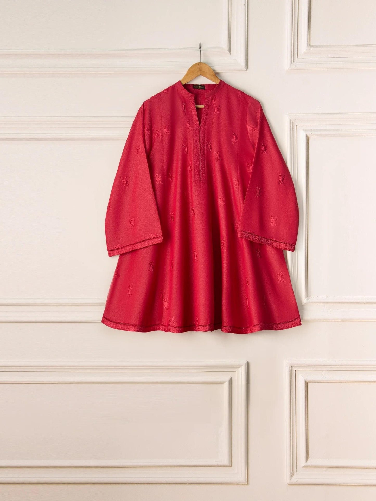 Aghanoor 2 piece - (Size M) Embroidered Karandi Suit