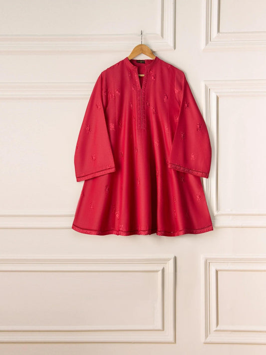 Aghanoor 2 piece - (Size M) Embroidered Karandi Suit