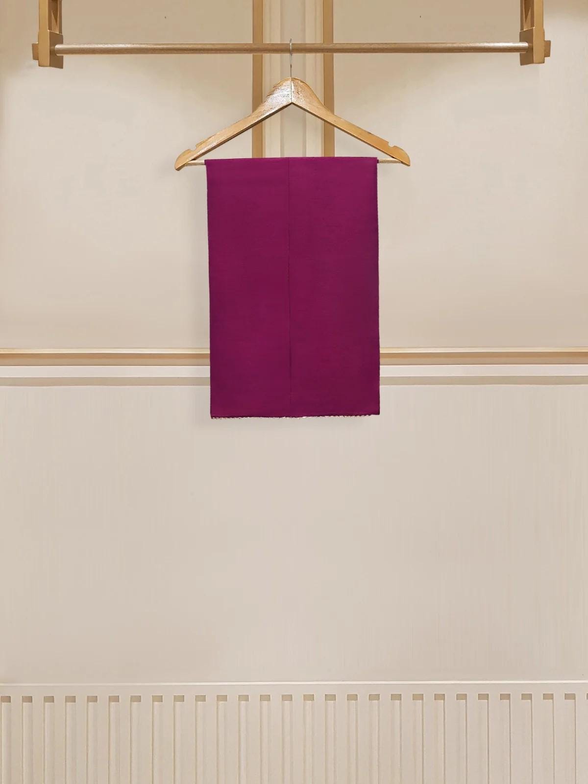 Agha Noor Magenta Embroidered Pure Silk Net Shalwar Kameez