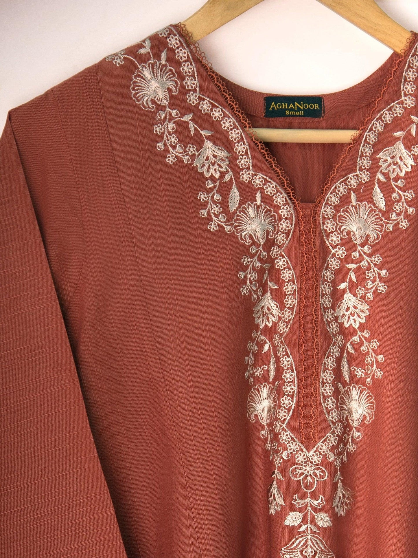 Agha Noor 2 piece - Embroidered Khaddar (Khadi) Suit