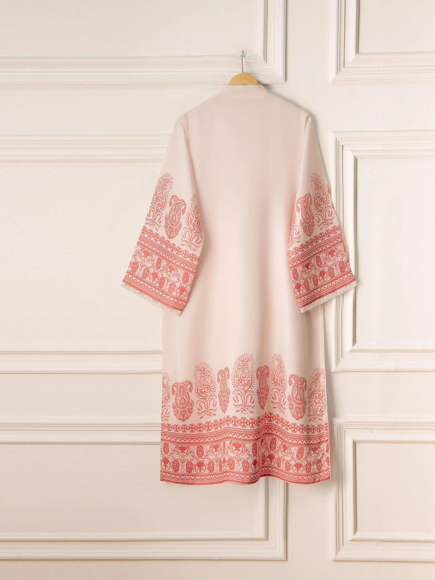 Aghanoor 2 piece - Printed Marina Suit - (Size- L) India Pakistan Bangladesh Shalwar Kameez