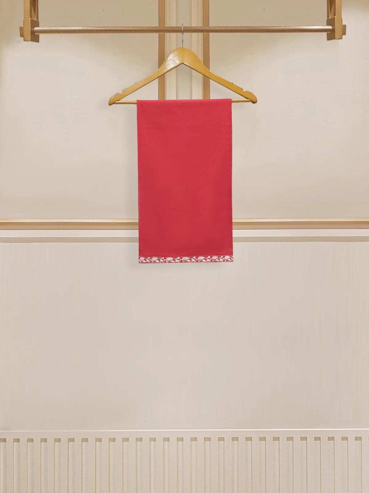 Aghanoor 3 piece - (Size- M, XS) Embroidered Cambric Suit  - India Pakistan Bangladesh Shalwar Kameez