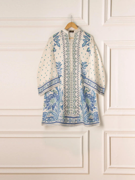 Aghanoor 2 piece - Printed Marina Suit - (Size- L) India Pakistan Bangladesh Shalwar Kameez