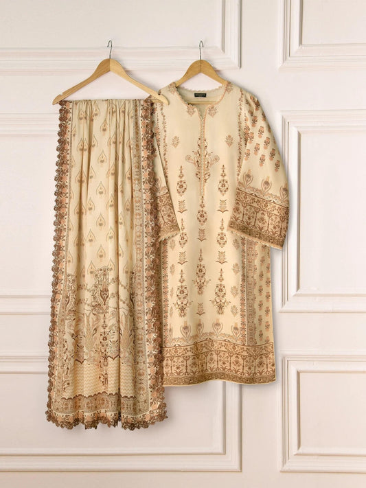 Aghanoor 2 piece - Printed Digital Marina Suit - lined shirt