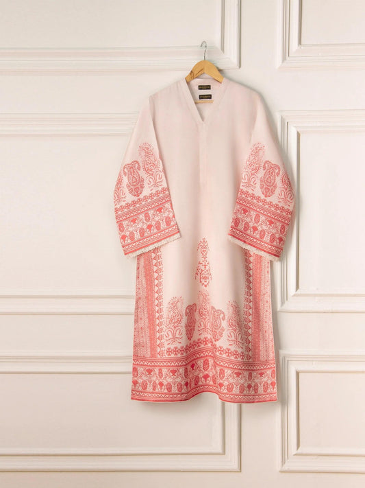 Aghanoor 2 piece - Printed Marina Suit - (Size- L) India Pakistan Bangladesh Shalwar Kameez