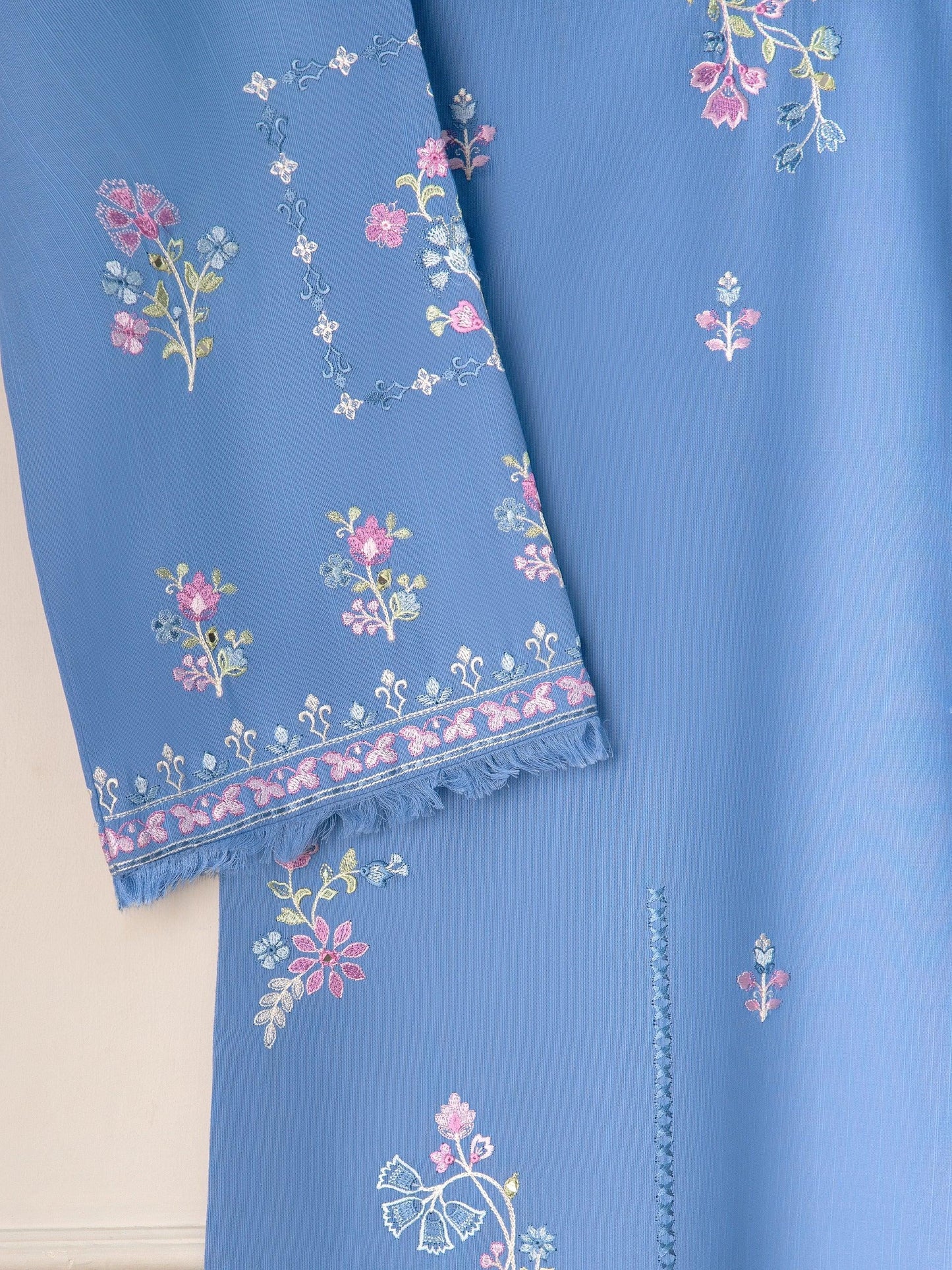 Agha Noor 2 piece - Embroidered Khaddar Suit