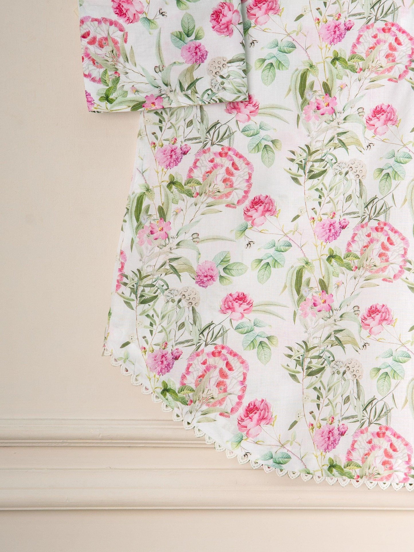 Aghanoor 2 piece - Digital Printed Cambric Frock (Large)