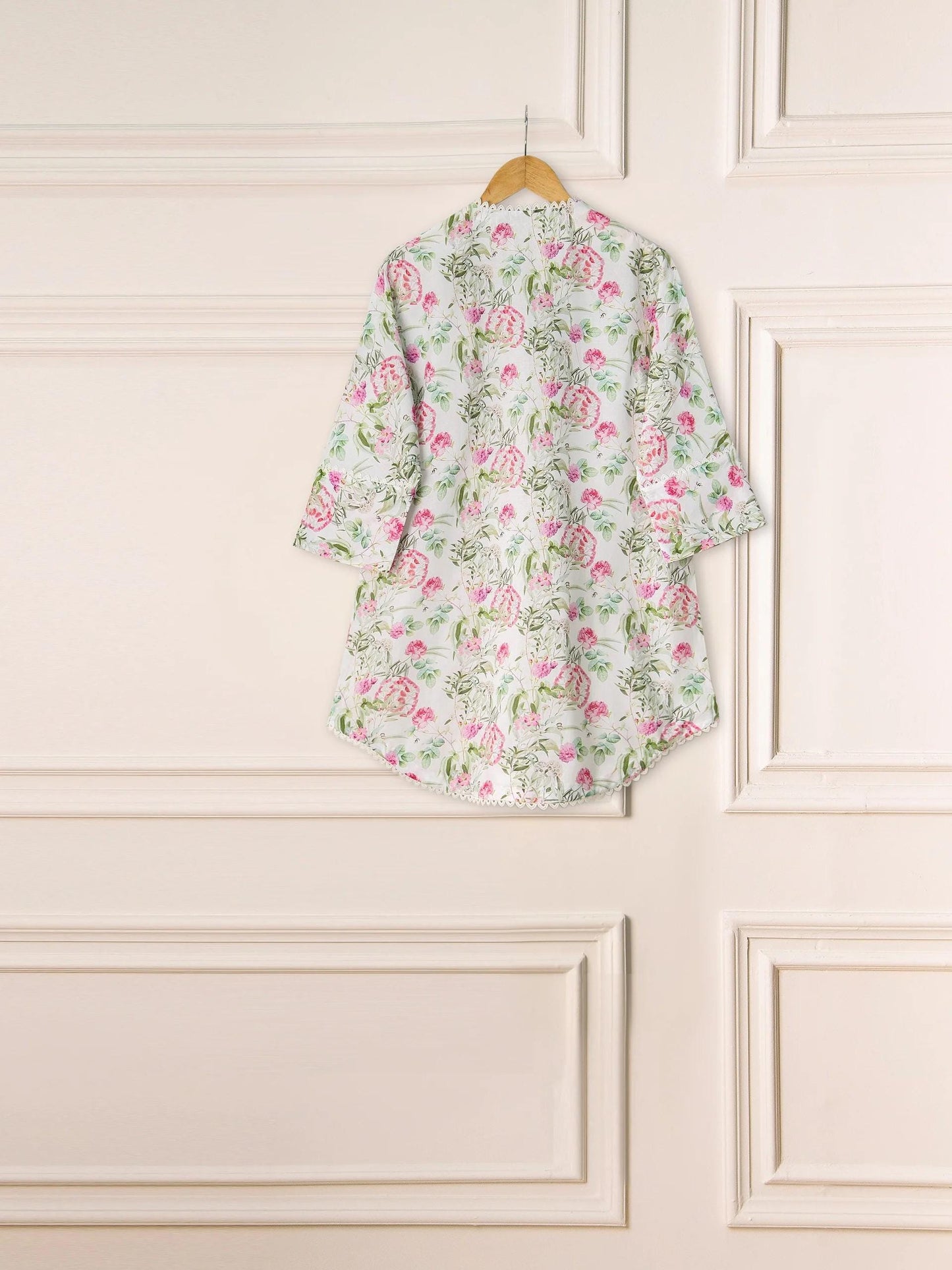 Aghanoor 2 piece - Digital Printed Cambric Frock (Large)