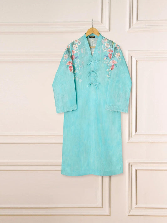 Agha Noor 2 piece - Printed Cotton Suit