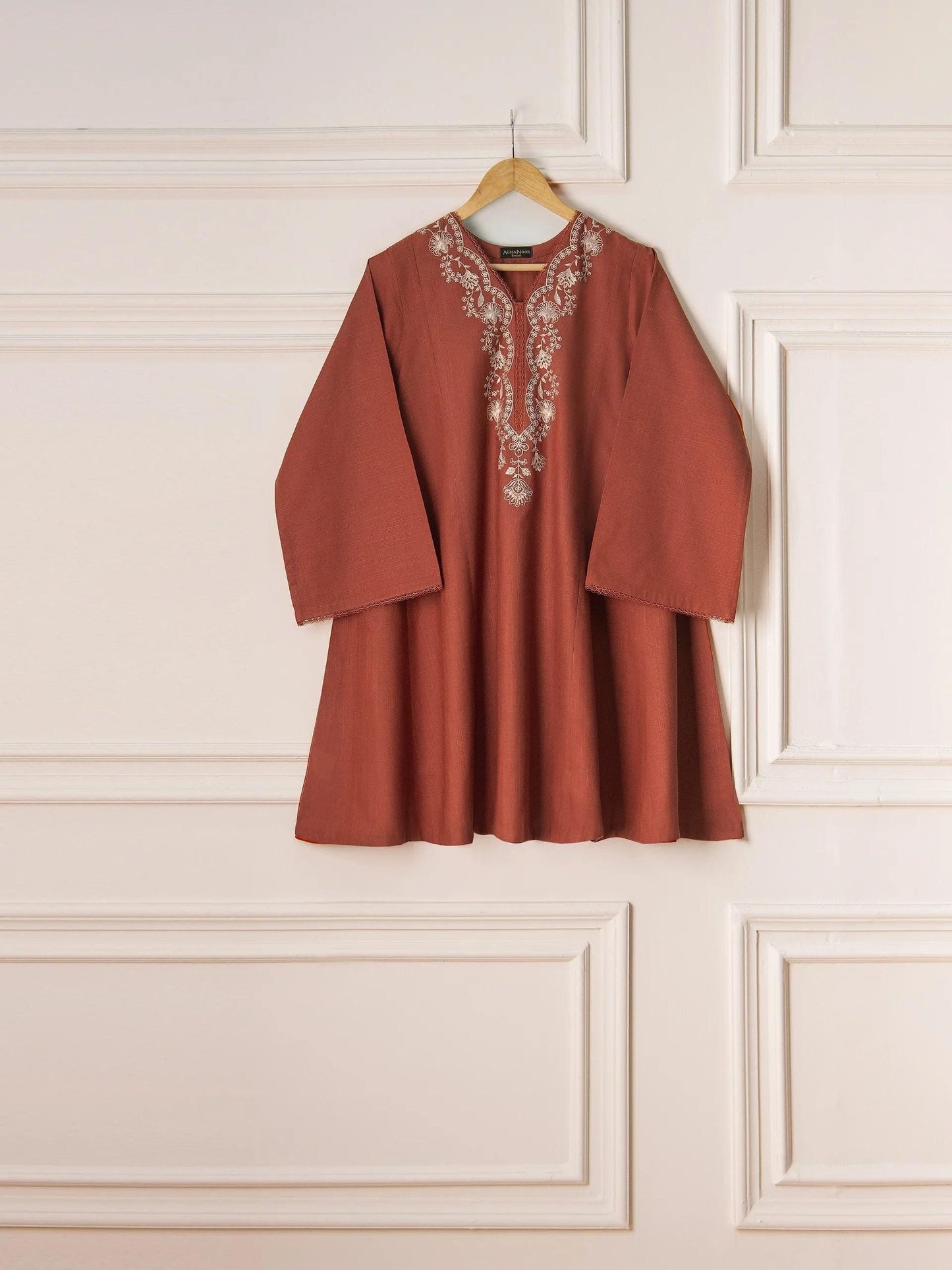 Agha Noor 2 piece - Embroidered Khaddar (Khadi) Suit