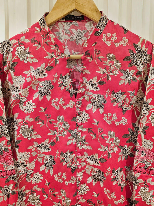 Printed Cotton Shalwar Kameez - Agha Noor
