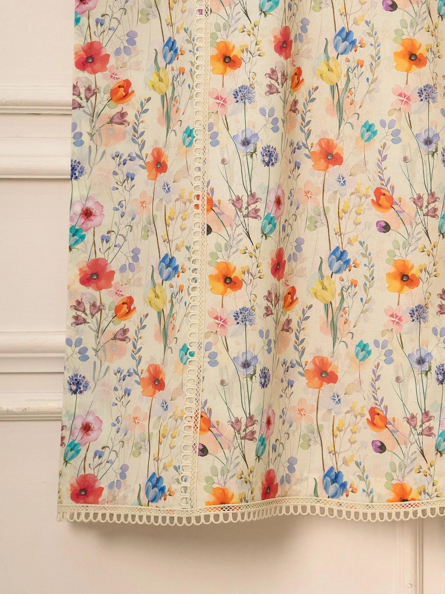 Agha Noor Floral Print Summer Lawn Suit: Kameez Pants Set