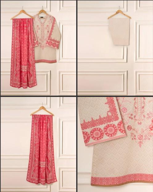 Agha Noor 3 Piece - Printed Lawn Shalwar Kameez