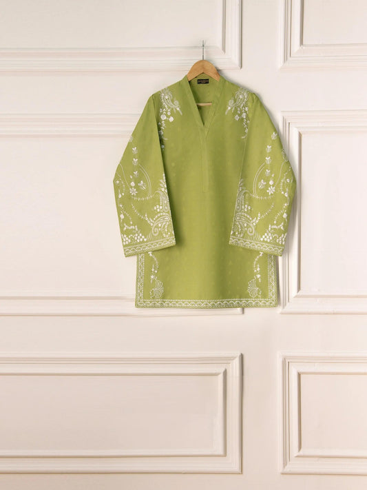 Agha noor 2 piece - Embroidered Jacquard Suit - (Size- Small)