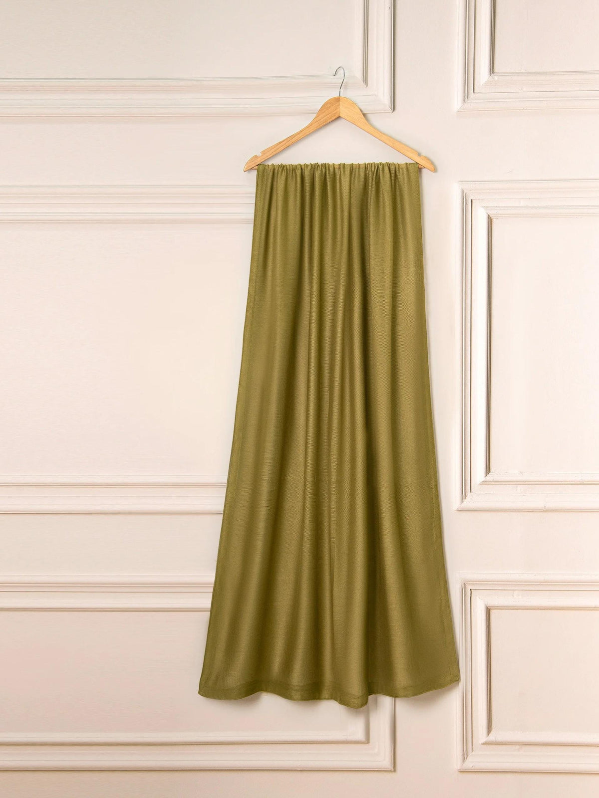 Agha Noor 3 Piece Pure Cotton Net Embroidered Suit - Green