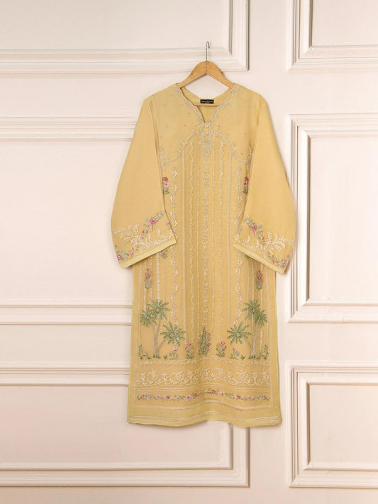 Agha Noor 3 Piece Pure Organza Embroidered Suit